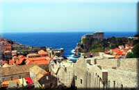 On Dubrovnik the City Wall